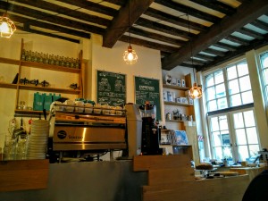 Machine barista Tamper espresso Bar coffee shop Lille - chicon choc