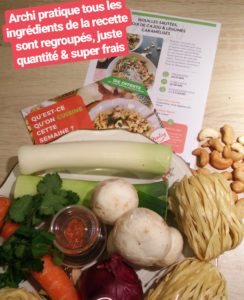 recette box à cuisiner panier repas 2 personnes mealizy chicon choc blog lille